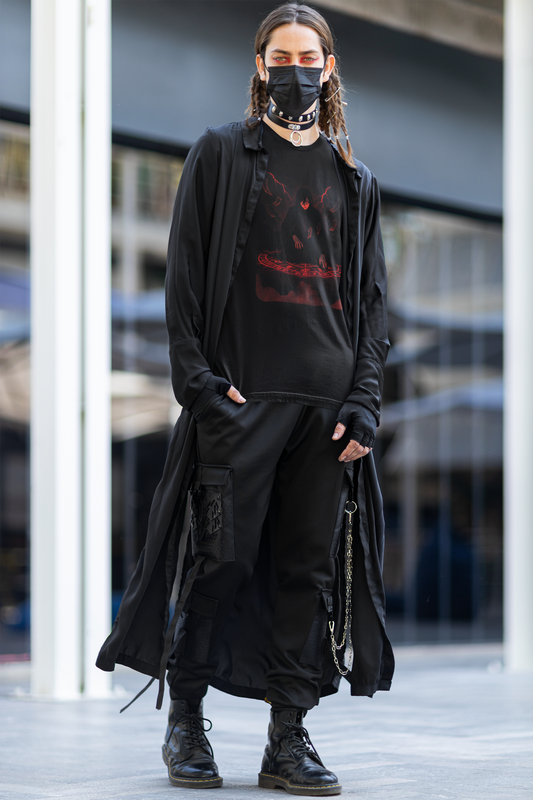 Mystical Sorcerer in Dark Ritual Enchantment - Unisex - T-shirt