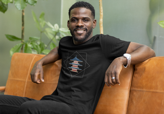 Elegant Japanese Pagoda - Unisex T-shirt