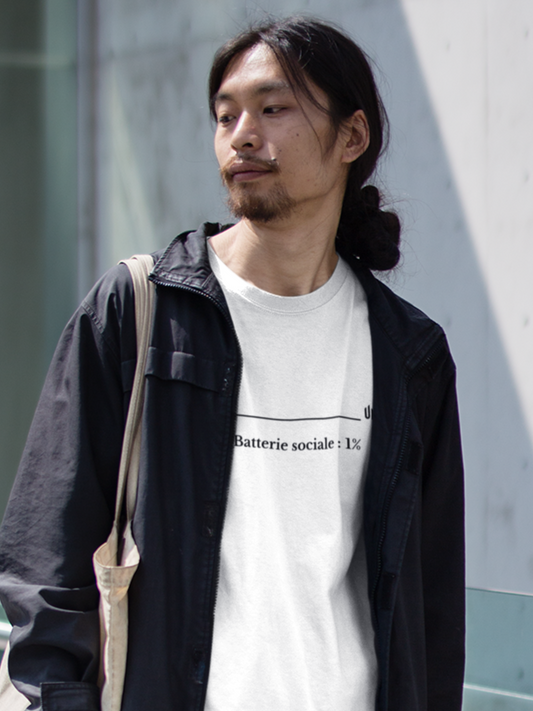 Batterie sociale 1% - Unisex T-shirt