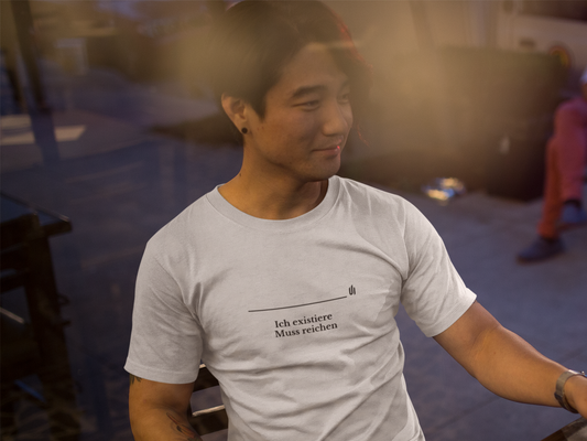 Ich existiere Muss reichen - Unisex T-shirt