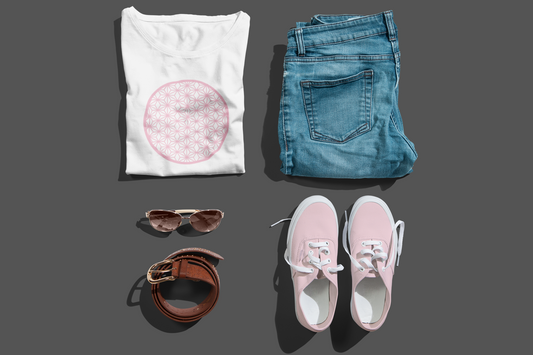 Sacred Geometry Flower of Life Design - Unisex T-shirt