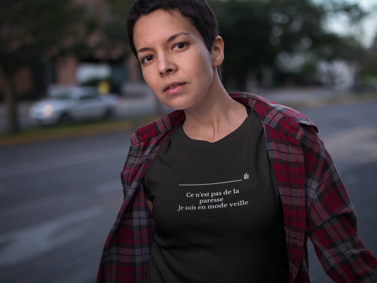 Ce n'est pas de la paresse Je suis en mode veille - Unisex T-shirt