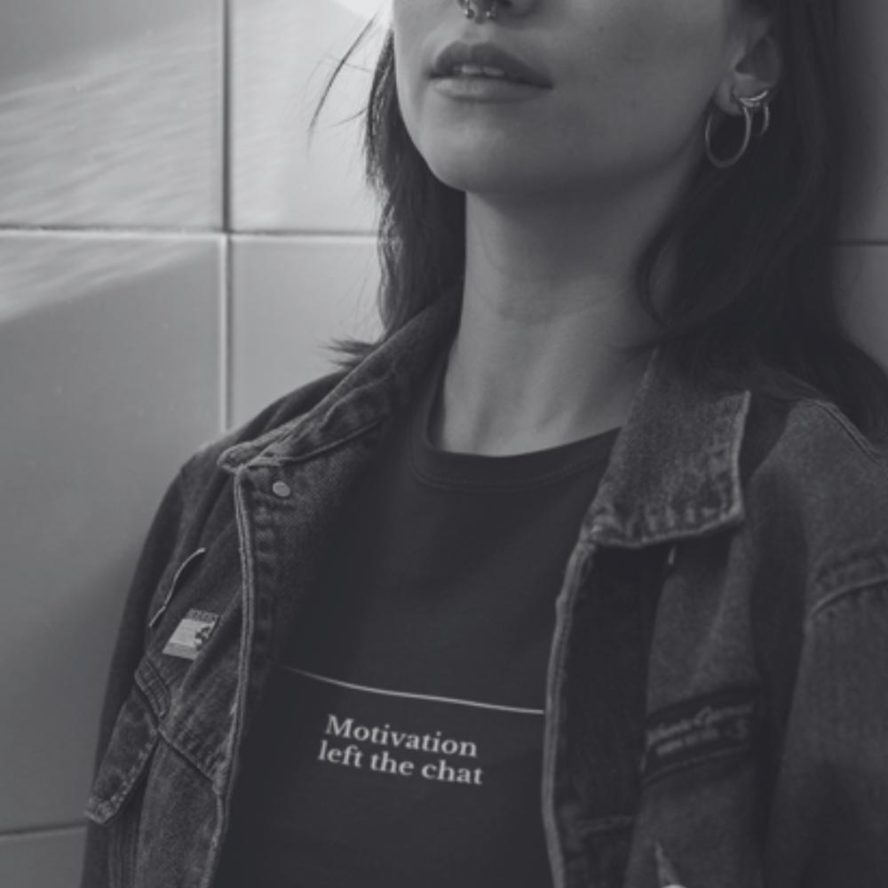 Burnout t-shirt- Motivation left the chat