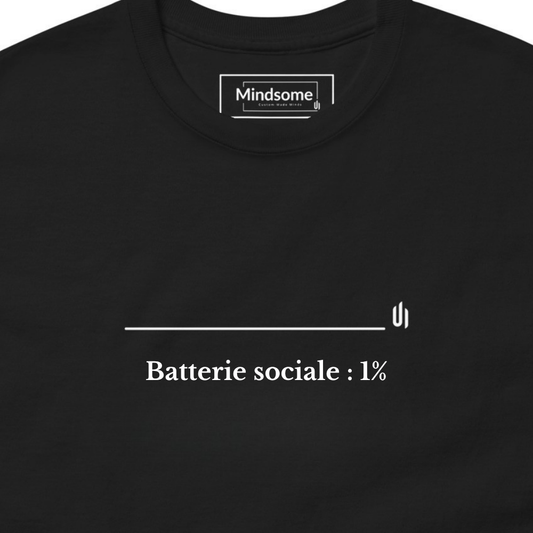Batterie sociale 1% - Unisex T-shirt