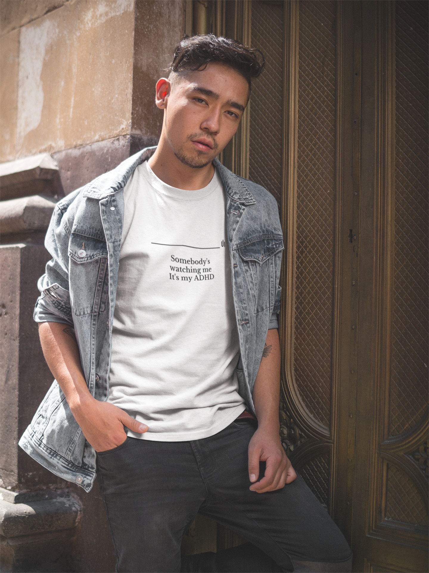 Somebody's watching me It's my ADHD - Unisex T-shirt