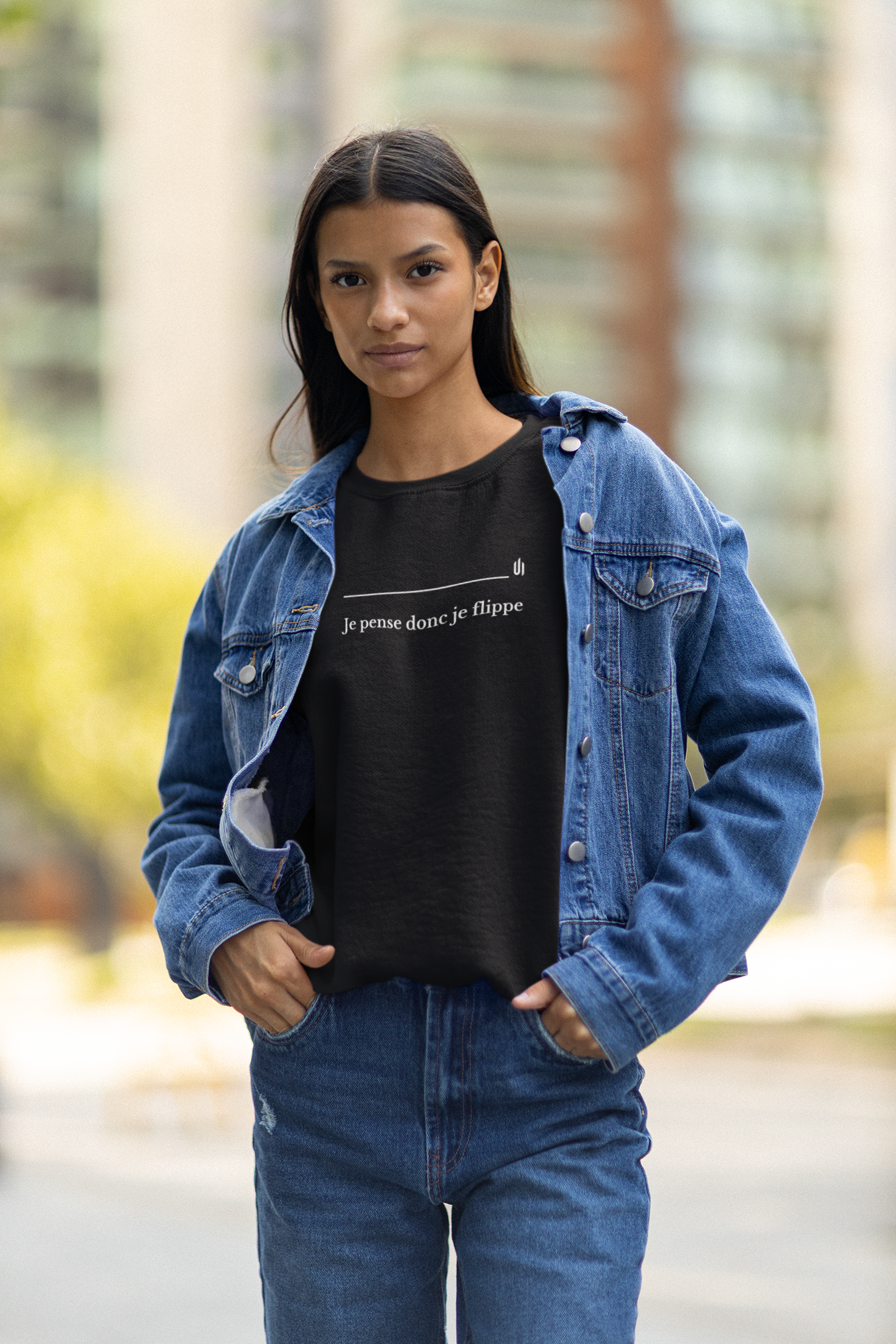 Je pense donc je flippe - Unisex T-shirt