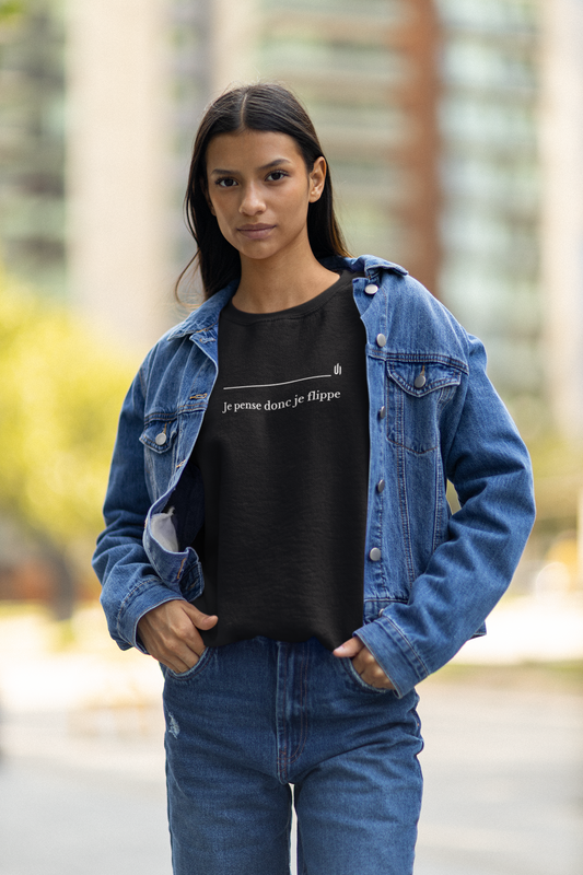 Je pense donc je flippe - Unisex T-shirt