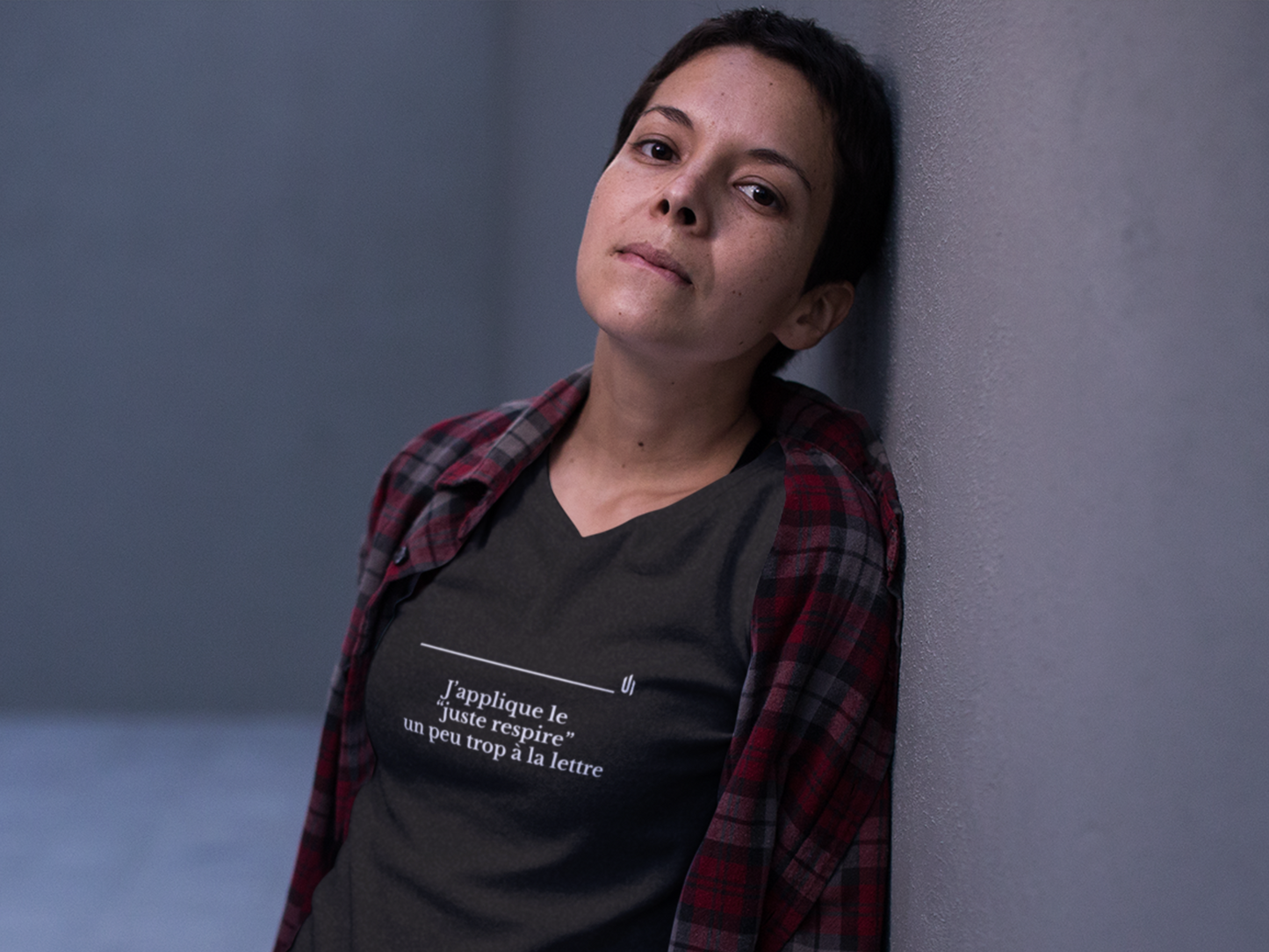I apply the "just breathe" a little too literally - Unisex T-shirt
