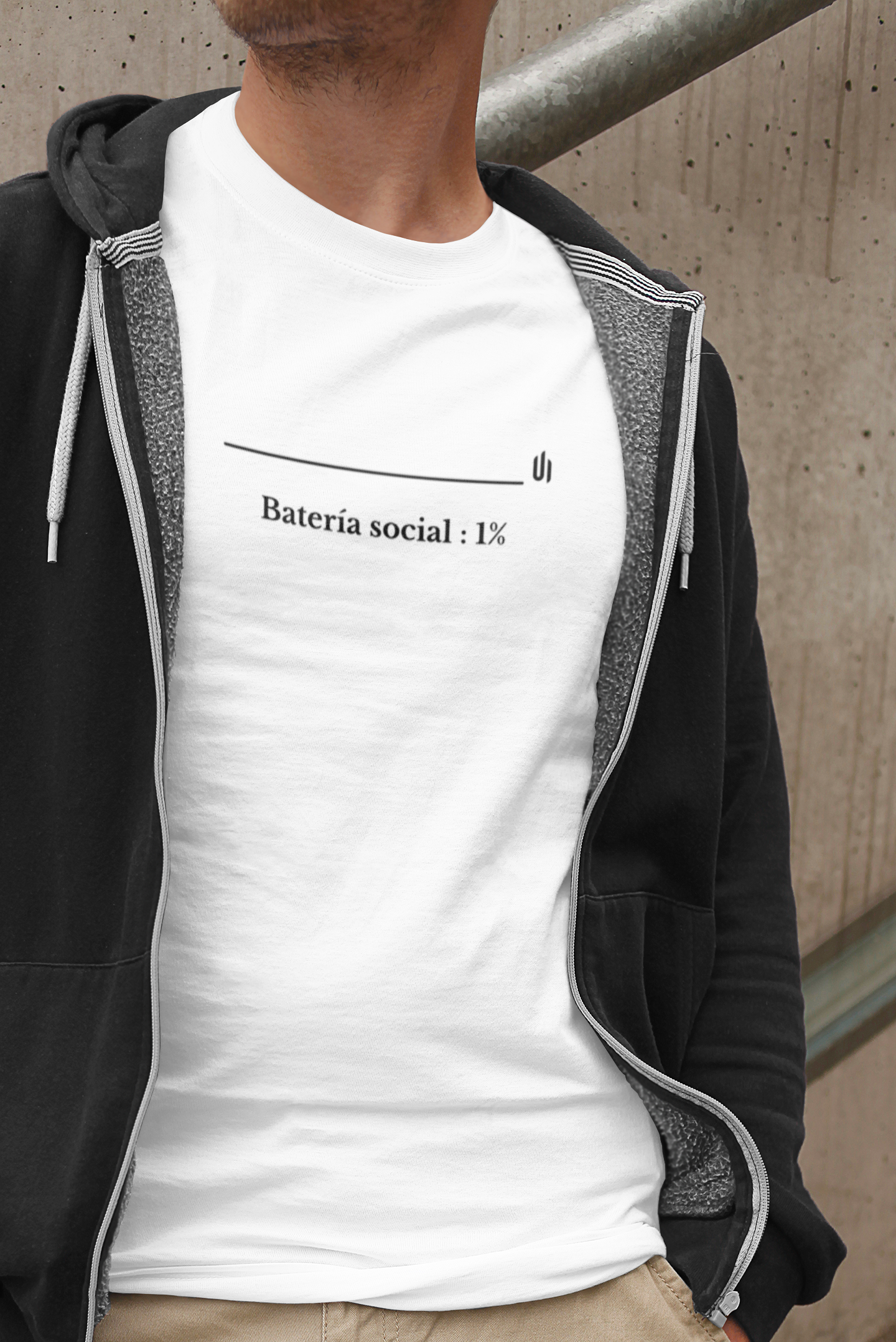 Batería social 1% - Unisex -T-shirt