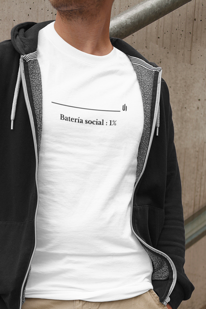 Batería social 1% - Unisex -T-shirt